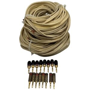 Monster XP NW Speaker Cable Lot w/ QuickLock Banana Plugs – Used‎